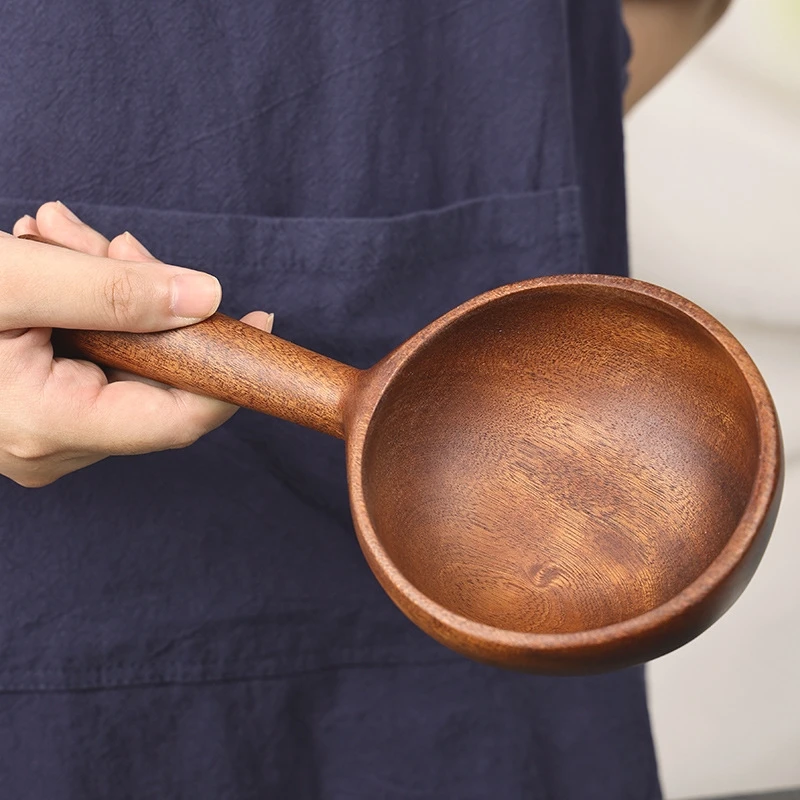 Home Cooking Utensil Set - Kitchen Bar Utensils, Wooden Cutlery, Bowls,