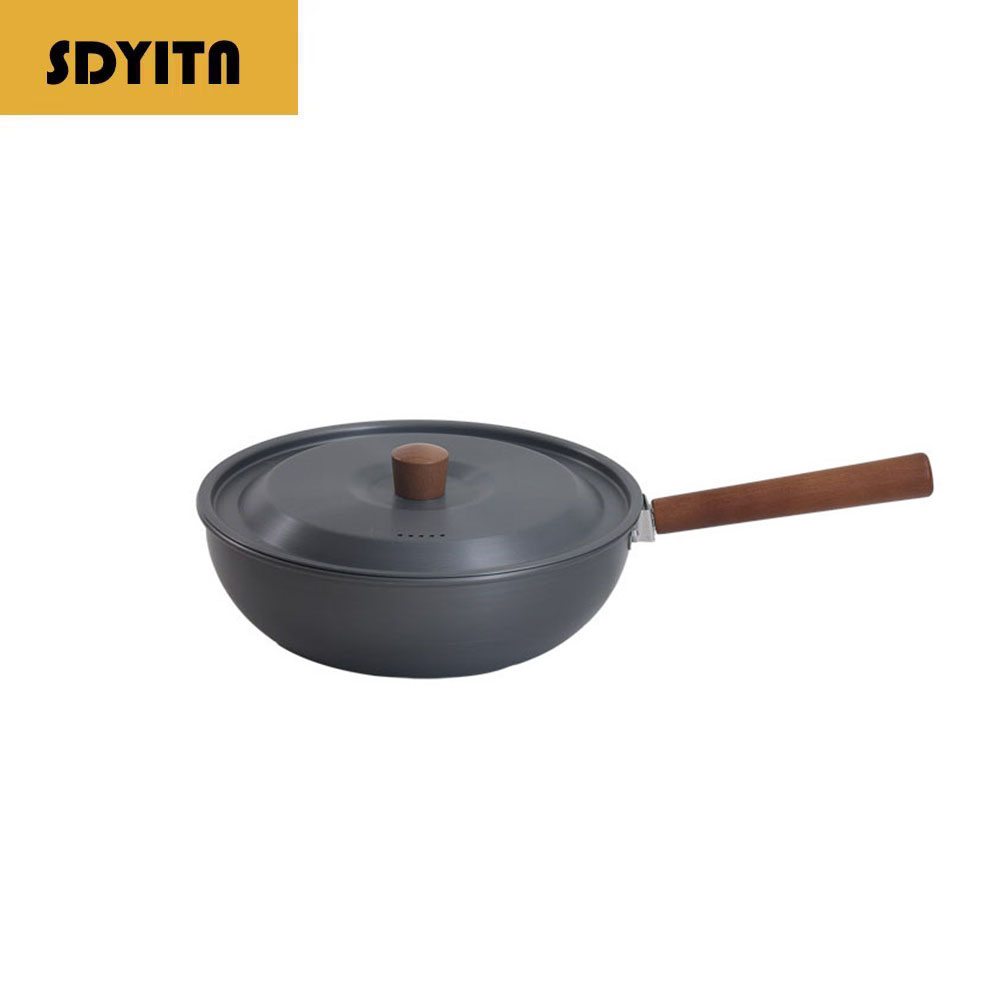 Home Cooking In Chinese - Outdoor Aluminum Alloy Wok With Detachable