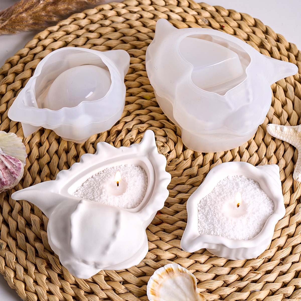 Conch Flowerpot Silicone Mold  - Idli Steamer Mold 评论和价格