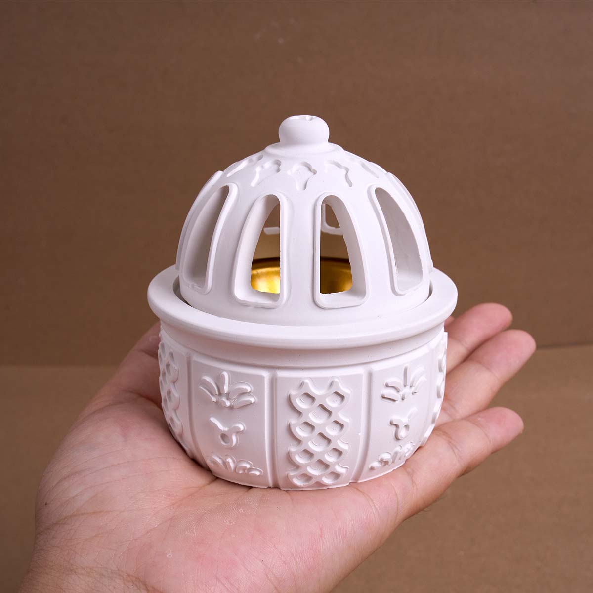 Round Relief Candle Jar Silico - Idli Steamer Mold 评论和价格