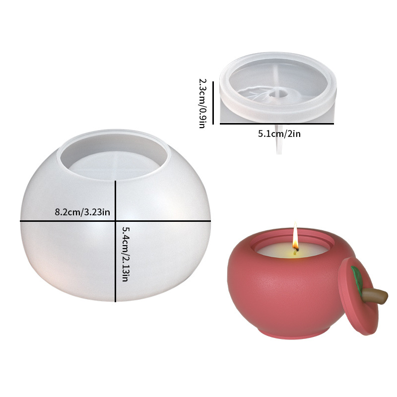 DIY Apple Jar Candle Jar Silic - Idli Steamer Mold 评论和价格