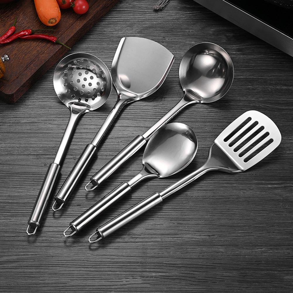 5PCS/SET Stainless Steel Pract - Home Cooking Utensil Set 评论和价格