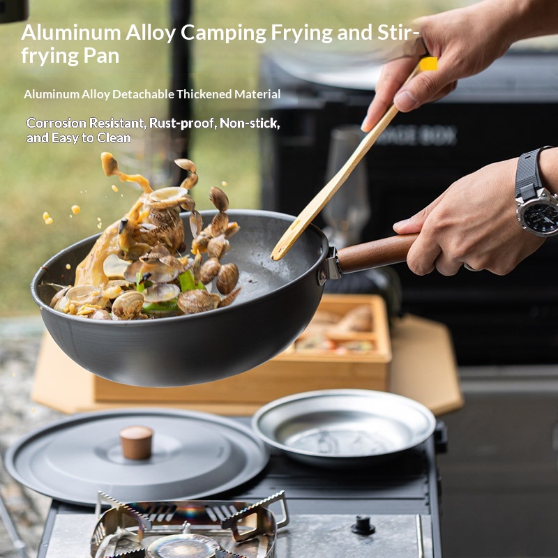 Outdoor Aluminum Alloy Wok Wit - Home Cooking In Chinese 评论和价格