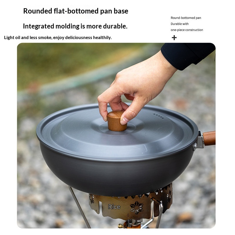Outdoor Aluminum Alloy Wok Wit - Home Cooking In Chinese 评论和价格